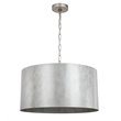 Living District Miro 3-Light Mid-Century Metal Pendant in Vintage Silver