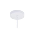 Living District Circa 1 Light Transitional Aluminum Pendant in Black