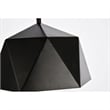 Living District Arden 1-Light Transitional Metal Pendant in Black and Gold