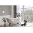 Living District Kace 1-Light Metal & Glass Wall Sconce in Brass/Clear