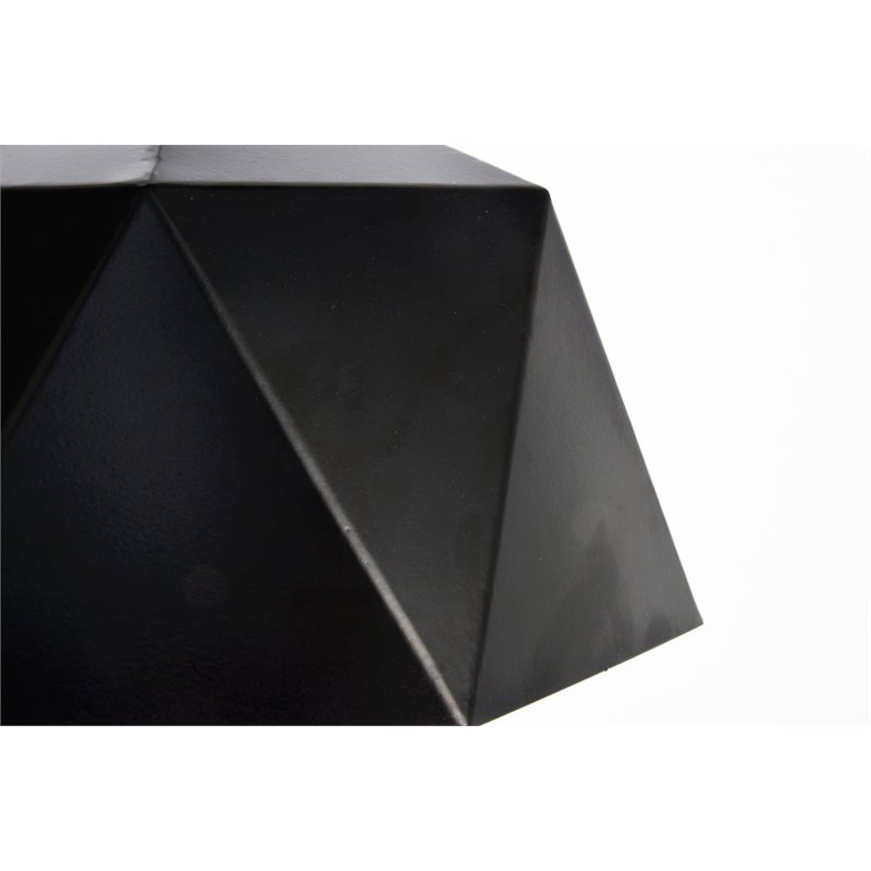 Living District Arden 1-Light Transitional Metal Pendant in Black and Gold