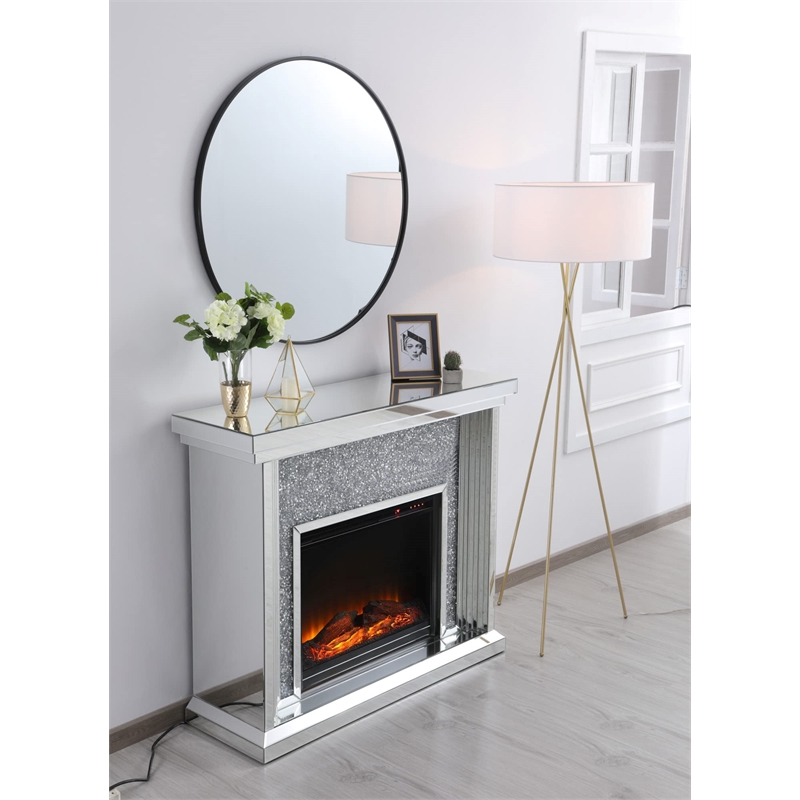 Living District Cason 1-Light Metal & Fabric Floor Lamp in Black/White