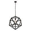 Living District Redmond 1-Light Transitional Metal Pendant in Black
