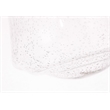 Living District Lyle Metal & Glass Flush Mount in Black/Clear Seeded