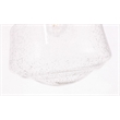 Living District Lyle 1-Light Metal & Glass Flush Mount in Black/Clear