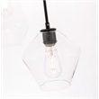 Living District Gene 3-Light Metal Pendant in Brass and Clear Glass