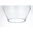 Living District Gene 3-Light Metal Pendant in Black and Clear Glass