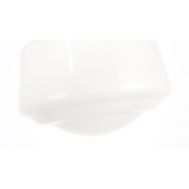 Living District Lyle 1-Light Metal & Glass Flush Mount in Brass/Frosted White