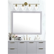 Living District Gene 4-Light Metal Wall Sconce in Black and Clear Glass
