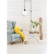 Living District Emett 1-Light Mid-Century Metal Pendant in Black