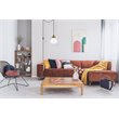 Living District Lye 1-Light Mid-Century Metal Pendant in Brass