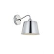Living District Nota 1-Light Mid-Century Metal Wall Sconce in Chrome