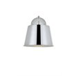Living District Nota 1-Light Mid-Century Metal Wall Sconce in Chrome