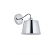 Living District Nota 1-Light Mid-Century Metal Wall Sconce in Chrome