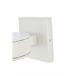 Living District Raine 1-Light Modern Aluminum LED Wall Sconce in White Finish