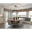 Living District Resolute 4-Light Mid-Century Metal Pendant in Black