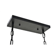 Living District Resolute 4-Light Metal Pendant in Brass/Black