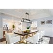 Living District Resolute 5-Light Mid-Century Metal Pendant in Black