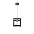 Living District Resolute 1-Light Mid-Century Metal Pendant in Brass and Black
