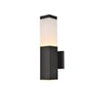Living District Raine 1-Light Modern Aluminum LED Wall Sconce - Black