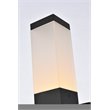 Living District Raine 1-Light Modern Aluminum LED Wall Sconce - Black