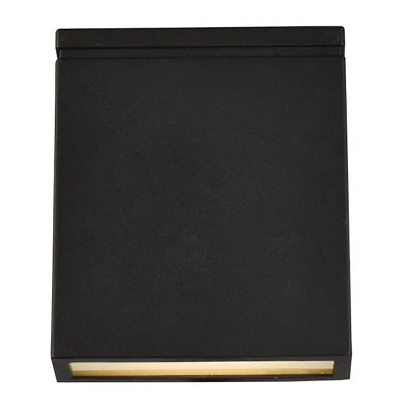 Living District Raine 1-Light Aluminum LED Wall Sconce - Black Finish