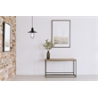 Living District Flaneur 1-Light Metal Pendant in Black Finish
