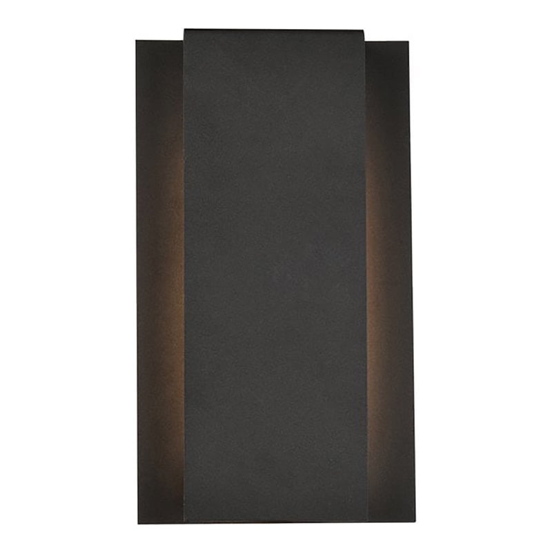 Living District Raine 1-Light Modern Aluminum Led Wall Sconce in Black
