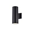 Living District Raine 1-Light Aluminum Outdoor Wall Light - Black