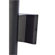 Living District Raine 1-Light Aluminum Outdoor Wall Light - Black