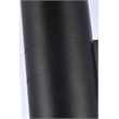 Living District Raine 1-Light Aluminum Outdoor Wall Light - Black