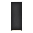 Living District Raine 1-Light Aluminum Outdoor Wall Light in Black Finish