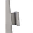 Living District Raine 1-Light Modern Aluminum Outdoor Wall Light in Silver