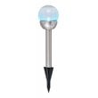 Living District Allium 4-Pack Glass Outdoor LED Pathway Light in Silver