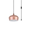 Living District Nora 1-Light Mid-Century Aluminum Pendant - Honey Gold