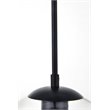 Living District Baxter 1-Light Mid-Century Metal Pendant in Black