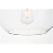 Living District Baxter 1-Light Mid-Century Metal Pendant in Brass