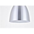Living District Aiken 1-Light Modern Aluminum Pendant in Burnished Nickel