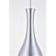 Living District Aiken 1-Light Modern Aluminum Pendant in Burnished Nickel