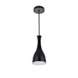 Living District Aiken 1-Light Modern Aluminum Pendant in Black
