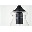 Living District Destry 1-Light Mid-Century Metal Pendant - Black Finish