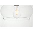 Living District Destry 1-Light Mid-Century Metal Pendant in Black Finish