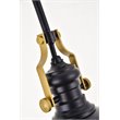 Living District Eamon 1-Light Modern Metal Pendant in Matte Black
