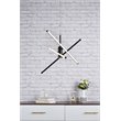 Living District Sonya 3-Light Modern Aluminum Pendant in Black Finish