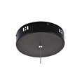Living District Sonya 3-Light Modern Aluminum Pendant in Black Finish
