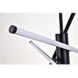 Living District Sonya 3-Light Modern Aluminum Pendant in Black Finish