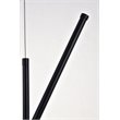 Living District Sonya 3-Light Modern Aluminum Pendant in Black Finish
