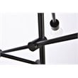 Living District Axel 6-Light Mid-Century Metal Pendant in Black
