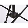 Living District Axel 6-Light Mid-Century Metal Pendant in Black Finish