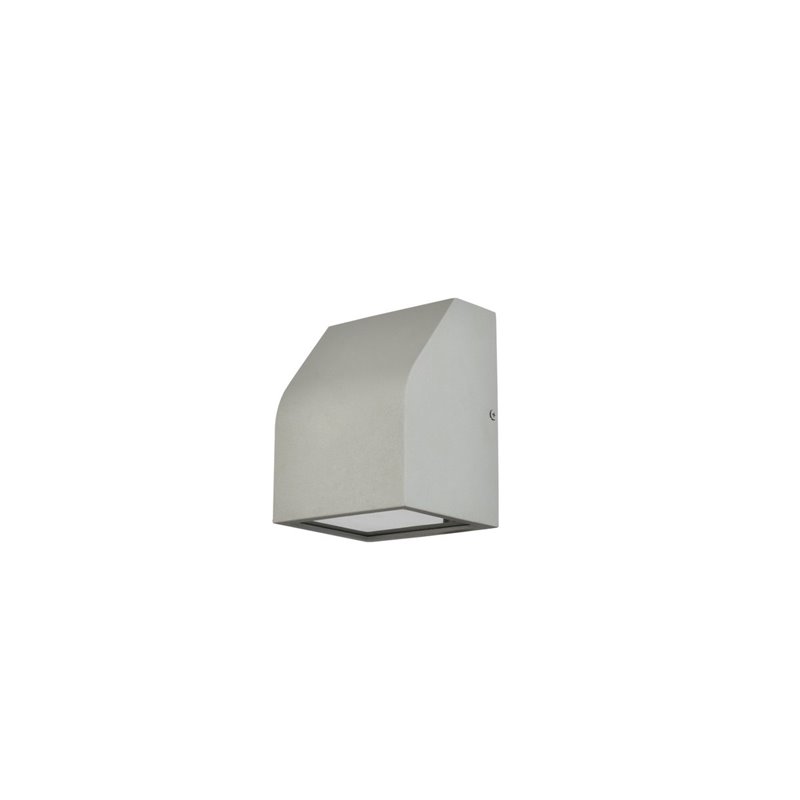 Living District Raine 1-Light Modern Style Aluminum LED Wall Sconce in Silver
